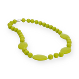 Chewbeads Perry Teething Necklace ~ Chartreuse