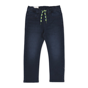 Mayoral Boys Soft Elastic Waist Jeans ~ Dark Wash