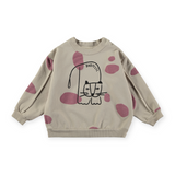 Babyclic Printed Sweatshirt & Sweatpants Set ~ Paint/Grape