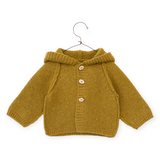 Play Up Baby Knit Cardigan w/ Hood ~ Golden Brown