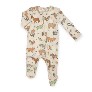 Angel Dear 2 Way Zipper Footie ~ American Woodland Friends
