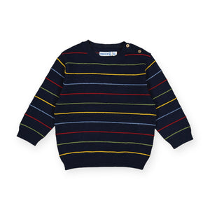 Mayoral Baby Boy Striped Knit Sweater ~ Blue