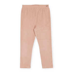 Mayoral Girls Basic Velvet Leggings 7-12 ~ Nude Blush