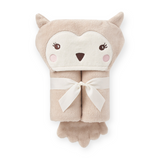 Elegant Baby Hooded Bath Wrap ~ Owl