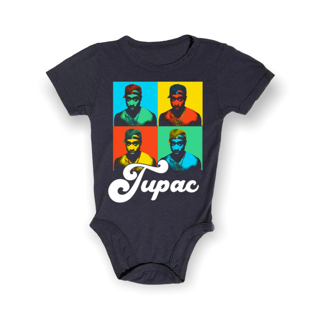 Rowdy Sprout Baby s/s Onesie ~ Tupac