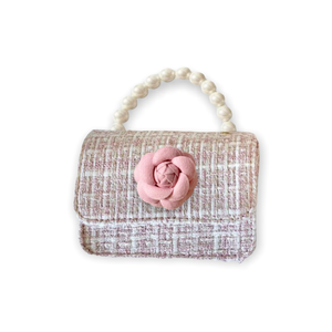 Ce Ce Co Tweed Pink Peony Purse ~ Pink