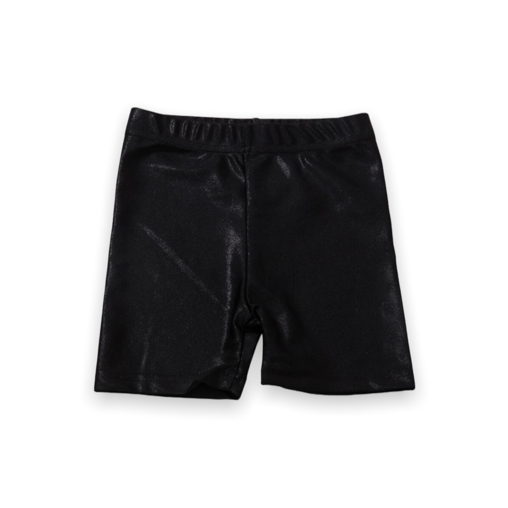 Petite Hailey Glitter Bike Shorts 7-12 ~ Black