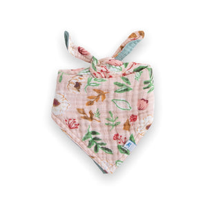 Little Unicorn Cotton Muslin Reversible Bandana Bib ~ Vintage Floral