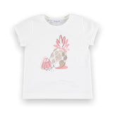 Mayoral Girls s/s Tee Shirt w/ Graphic ~ Natural