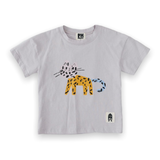 Petite Hailey s/s Tee Shirt w/ Cat Graphic ~ Grey
