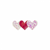 Milk x Soda 3 Hearts Glitter Hair Clip