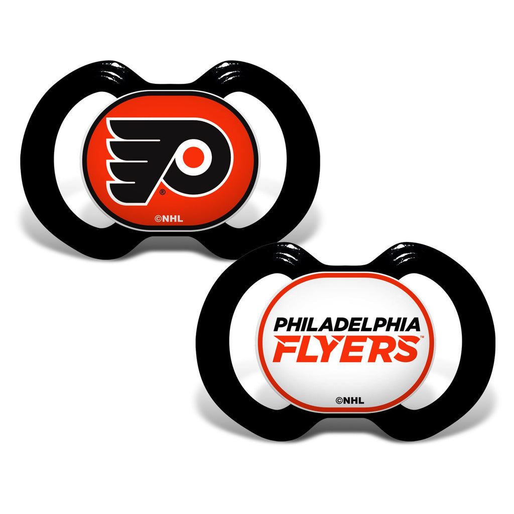 Baby Fanatic NHL Philadelphia Flyers 2-Pack Pacifiers