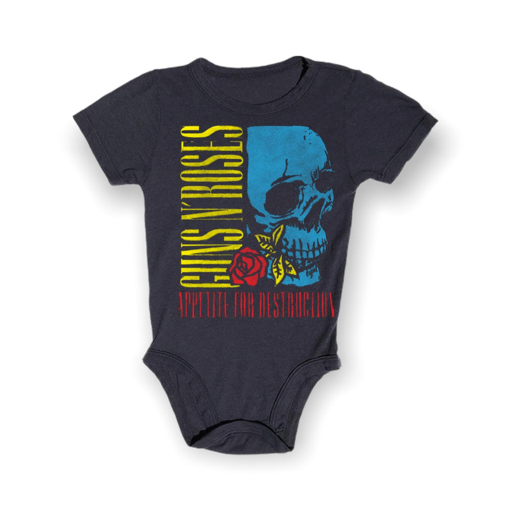 Rowdy Sprout Baby s/s Onesie ~ Guns N' Roses