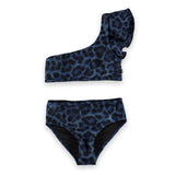 Molo Girls Nola 2pc Swimsuit ~ Blue Jaguar