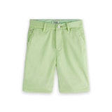 Scotch Shrunk Boys Garment Dyed Chino Shorts ~ Lime