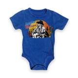 Rowdy Sprout Baby s/s Onesie ~ Willie Nelson