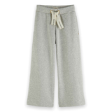 Scotch R'Belle Girls Wide Leg Organic Cotton Sweatpants 7-12  ~ Grey