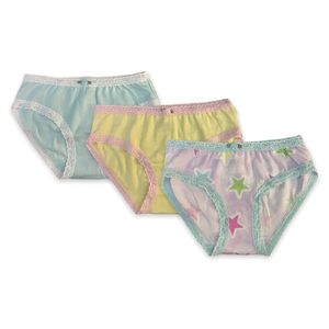 Esme Panties 3pk ~ Shimmer Rainbow Stars
