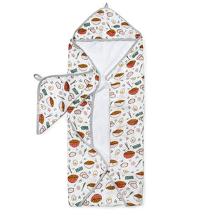 Loulou Lollipop Hooded Towel Set ~ Ramen