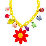 Sadie's Moon Charm-Tastic Charm Necklace ~ Flower