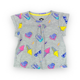 Appaman Girls Elsa Tee ~ Heather Grey