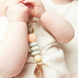 January Moon Mini Pacifier Clip ~ Dandelion