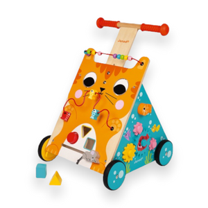 Janod Multi-Activity Cat Baby Walker