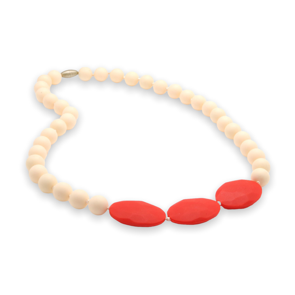 Chewbeads Greenwich Teething Necklace ~ Ivory