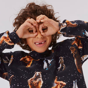 Molo Boys Rin Long Sleeve T-Shirt ~ Party Animals