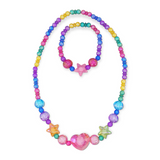 Milk x Soda Star Heart Necklace & Bracelet Set