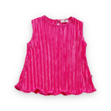 Petite Hailey Pleated Tank & Shorts Set ~ Pink