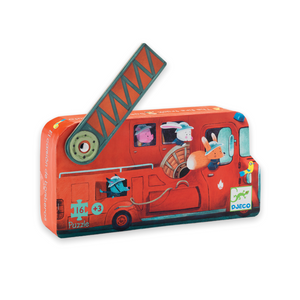 Djeco Fire Truck Silhouette Puzzle