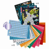 Djeco Space Battle Mosaics Kit