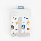 Little Unicorn Deluxe Muslin Baby Blanket ~ Christmas Time