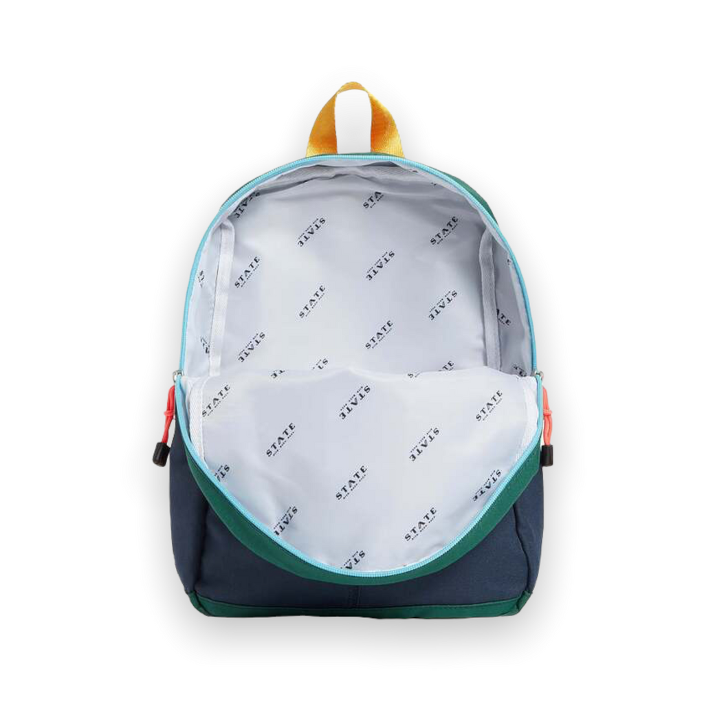State Bags Mini Kane Travel Backpack ~ Green/Navy