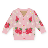 Rock Your Kid Berry Much Knit Cardigan ~ Pink