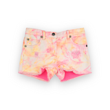 Appaman Girls Rhodes Tie Dye Shorts ~ Neon Lights