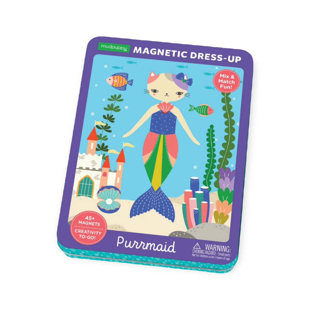 Mudpuppy Purrmaid Magnetic Dress-Up Play Set