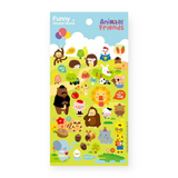 Bcmini Animal Friends Gel Stickers