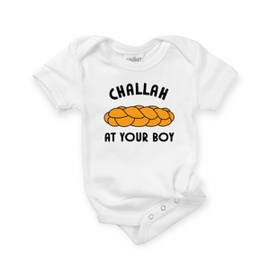 Spunky Stork Challah At Your Boy Onesie