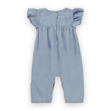 Molo Baby Fifi Romper ~ Light Washed Blue