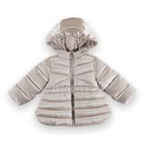 Mayoral Baby Girl Hooded Puffer Coat ~ Stone