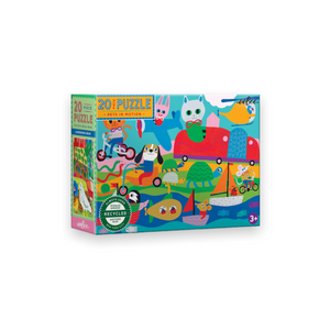 eeBoo Pets In Motion 20pc Puzzle