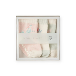 Elegant Baby Non Slip Socks 3pk ~ Sea Magic