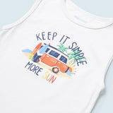 Mayoral Baby Boy Keep It Simple Tank ~ White