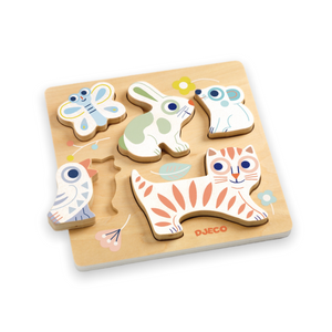 Djeco BabyAnimali Chunky Wooden Puzzle