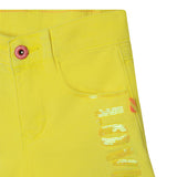 Billieblush Embellished 5 Pocket Denim Shorts ~ Lemon