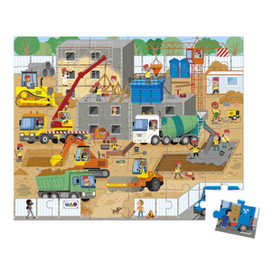 Janod Construction Site 36 pc Puzzle