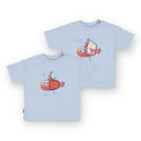 Mayoral Baby Boy Submarine Tee Shirt ~ Light Blue