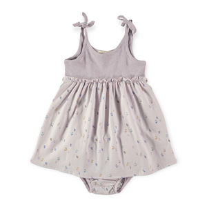 Babyclic Tie Shoulder Dress & Bloomer Set ~ Lavender